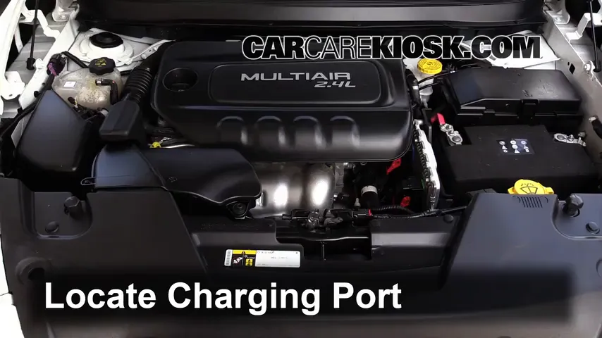 2015 Jeep Cherokee Latitude 2.4L 4 Cyl. Air Conditioner Recharge Freon